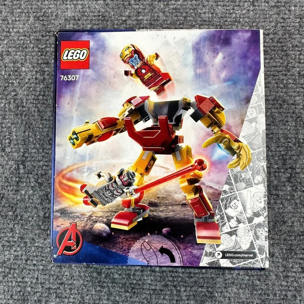 LEGO Marvel Iron Man Mech vs Ultron Set 76307 6+ 101 PCS Building Toy‎